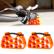 Load image into Gallery viewer, 2Pcs Multifunctional Bicycle Handlebar Repair Stand Bike Maintenance Bracket Clip-On Stabilizer for MTB Front Wheel Cycling Repair Tool
