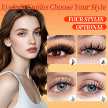 Load image into Gallery viewer, Eyelash Clusters Kit Large Capacity Thick D-curve Wispy Individual Lashes Natural DIY Cluster Eyelash Extensions Makeup Tool

