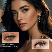 Load image into Gallery viewer, Eyelash Clusters Kit Large Capacity Thick D-curve Wispy Individual Lashes Natural DIY Cluster Eyelash Extensions Makeup Tool
