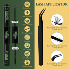Load image into Gallery viewer, Individual Lashes Mix Length Cluster Lashes D-curve Natural Look DIY Eyelash Extension Kit Volume Lash Clusters Makeup Tools Set

