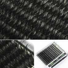 Load image into Gallery viewer, Individual Lashes Mix Length Cluster Lashes D-curve Natural Look DIY Eyelash Extension Kit Volume Lash Clusters Makeup Tools Set
