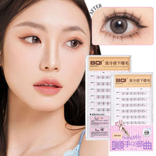 Load image into Gallery viewer, No Glue Easy To Use Natural False Eyelashes Transparent Stem Imitates Real Fake Eyelashes Beauty Makeup Under Eyelashes
