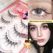 Load image into Gallery viewer, Manga Lashes Eyelash One Piece Eyelash Single Clusters Natural False Eyelashes Clear Transport Thin Stem Fake Eyelashes Makeup
