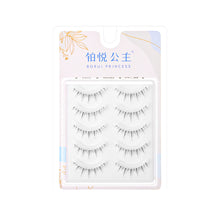 Load image into Gallery viewer, Simulated Thick Comic Transparent Steam Antique Cartoon False Eyelashes Wispy Cluster Natural False Eyelash Beauty Eye Makeup
