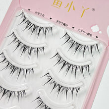 Load image into Gallery viewer, 5 Pairs 3D Volume Natural False Eyelashes Thin Band One-piece Fake Eyelashes Easy To Apply For Daily Makeup Party
