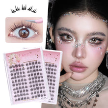 Load image into Gallery viewer, Resuable Lashes Spiky Cluster Upper Eyelashes Big Eyes Fake Eyelashes Eyelash Extensions Makeup Big Eyes Thick False Eyelashes
