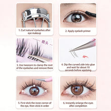 Load image into Gallery viewer, Resuable Lashes Spiky Cluster Upper Eyelashes Big Eyes Fake Eyelashes Eyelash Extensions Makeup Big Eyes Thick False Eyelashes
