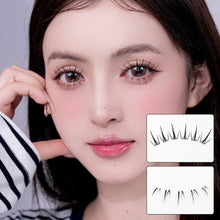 Load image into Gallery viewer, Manga False Eyelashes Individual Cluster Eyelash Segmented Black Stem Large Capacity False Eyelashes Natural Makeup Lashes
