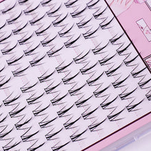 Load image into Gallery viewer, Manga False Eyelashes Individual Cluster Eyelash Segmented Black Stem Large Capacity False Eyelashes Natural Makeup Lashes
