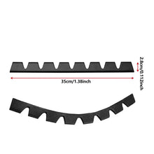 Load image into Gallery viewer, 8Pcs 35cm x 2.8cm Car Front Bumper Guard Anti-Scratch Kit Scrape Protect Skid Plate Automobile Front Lip Anti-collision Decorative Strip
