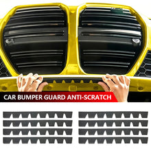Load image into Gallery viewer, 8Pcs 35cm x 2.8cm Car Front Bumper Guard Anti-Scratch Kit Scrape Protect Skid Plate Automobile Front Lip Anti-collision Decorative Strip
