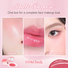 Load image into Gallery viewer, 2 in 1 Light Powder Blusher Lipstick Two in Use Lip Cheek Blusher Dual-use Easy To Color Rouge Women Blush Makeup Cosmetics
