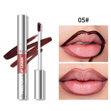 Load image into Gallery viewer, Matte Peel Off Lip Gloss Durable Waterproof Easy Color Tear Lipliner Long-lasting Plump Lips Non-stick Cup Lip Gloss Cosmetics
