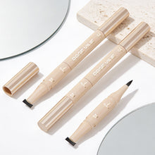 Load image into Gallery viewer, 2 in 1 Seal Eyeliner Liquid Eyeliner Pen Fast Drying Non Smudging Waterproof Sweat Resistan Eyeliner Stamp Pen Makeup Cosmetic
