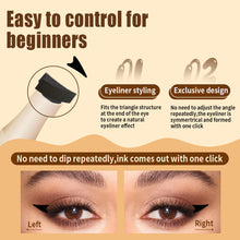 Load image into Gallery viewer, 2 in 1 Seal Eyeliner Liquid Eyeliner Pen Fast Drying Non Smudging Waterproof Sweat Resistan Eyeliner Stamp Pen Makeup Cosmetic
