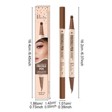 Load image into Gallery viewer, Brown Double Head Eyeliner Freckle Pen Smooth Natural Color Waterproof Freckle Seal Freckle Stamp Women Makeup Cosmetic
