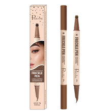 Load image into Gallery viewer, Brown Double Head Eyeliner Freckle Pen Smooth Natural Color Waterproof Freckle Seal Freckle Stamp Women Makeup Cosmetic
