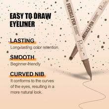 Load image into Gallery viewer, Brown Double Head Eyeliner Freckle Pen Smooth Natural Color Waterproof Freckle Seal Freckle Stamp Women Makeup Cosmetic
