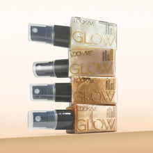 Load image into Gallery viewer, Liquid Highlighter Spray Illuminating Face Brightening Waterproof Long-lasting Shimmer Glitter Body Highlighter Natural Glow for Face Makeup 30ml
