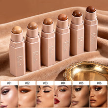 Load image into Gallery viewer, Matte Contour Stick 5 Colors Cream Bronzer for Face Sculpting Natural Shadow Long Lasting Waterproof Blendable Contour Makeup
