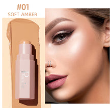 Load image into Gallery viewer, Matte Contour Stick 5 Colors Cream Bronzer for Face Sculpting Natural Shadow Long Lasting Waterproof Blendable Contour Makeup
