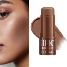 Load image into Gallery viewer, 3 Colors Contour Stick Cream Bronzer Highlighter for Face Sculpting Matte Finishing Waterproof Long Lasting Blendable Natural Look Makeup Set
