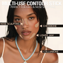 Load image into Gallery viewer, 3 Colors Contour Stick Cream Bronzer Highlighter for Face Sculpting Matte Finishing Waterproof Long Lasting Blendable Natural Look Makeup Set
