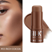 Load image into Gallery viewer, 3 Colors Contour Stick Cream Bronzer Highlighter for Face Sculpting Matte Finishing Waterproof Long Lasting Blendable Natural Look Makeup Set
