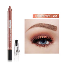 Load image into Gallery viewer, 12 Colors Eyeshadow Stick Waterproof Long Lasting Eye Shadow Pencil Creamy Shimmer Matte Eyeshadow Makeup Set with Sharpener i
