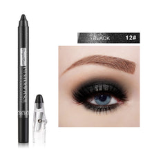 Load image into Gallery viewer, 12 Colors Eyeshadow Stick Waterproof Long Lasting Eye Shadow Pencil Creamy Shimmer Matte Eyeshadow Makeup Set with Sharpener i
