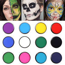 Load image into Gallery viewer, 30g Face Body Paint Water Soluble Pigment Cream Halloween Makeup Cosplay Supplies Stage Painting Non-Toxic Washable for Adults Kids
