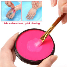 Load image into Gallery viewer, 30g Face Body Paint Water Soluble Pigment Cream Halloween Makeup Cosplay Supplies Stage Painting Non-Toxic Washable for Adults Kids
