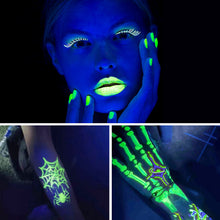 Load image into Gallery viewer, 30g Water Soluble Face Body Paint Cream Highly Pigmented Face Painting Makeup for Halloween Cosplay Stage Performance Adults Kids Safe Non-Toxic Easy Clean
