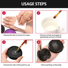 Load image into Gallery viewer, 30g Water Soluble Face Body Paint Cream Highly Pigmented Face Painting Makeup for Halloween Cosplay Stage Performance Adults Kids Safe Non-Toxic Easy Clean
