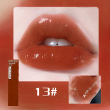 Load image into Gallery viewer, 14 Colors Optional Water Gloss Lip Tint Moisturizing Long Lasting Shiny Glassy Lip Tint Natural Makeup Jelly Lip Glaze Shimmer
