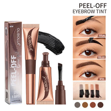 Load image into Gallery viewer, Peel Off Eyebrow Gel Tint Waterproof Long Lasting 3-5 Days Semi Permanent Eyebrow Color Tattoo Natural Looking Brow Tint Smudge Proof
