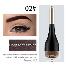 Load image into Gallery viewer, Air Cushion Eyebrow Cream Waterproof Smudge Proof Long Lasting Natural Look Brow Pomade Sweat Resistant Easy to Use Eyebrow Tint
