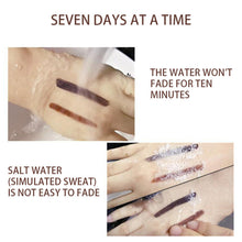 Load image into Gallery viewer, Air Cushion Eyebrow Cream Waterproof Smudge Proof Long Lasting Natural Look Brow Pomade Sweat Resistant Easy to Use Eyebrow Tint
