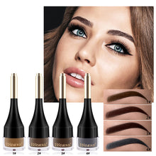 Load image into Gallery viewer, Air Cushion Eyebrow Cream Waterproof Smudge Proof Long Lasting Natural Look Brow Pomade Sweat Resistant Easy to Use Eyebrow Tint

