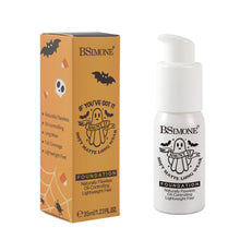 Load image into Gallery viewer, White Face Paint Foundation Halloween Makeup Full Coverage Waterproof 35ml Liquid Foundation for Clown Skeleton Ghost Cosplay Stage Makeup
