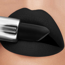 Load image into Gallery viewer, Black Lipstick Matte Gothic Halloween Vampire Lipstick Long Lasting Waterproof Dark Black Lipstick for Cosplay Party
