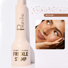 Load image into Gallery viewer, 2-in-1 Freckle Stamp Pen Waterproof Smudge Proof Long Lasting Liquid Freckles Makeup Double-Ended Fake Freckle &amp; Mole Pen Natural Look
