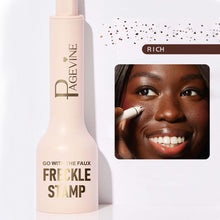 Load image into Gallery viewer, 2-in-1 Freckle Stamp Pen Waterproof Smudge Proof Long Lasting Liquid Freckles Makeup Double-Ended Fake Freckle &amp; Mole Pen Natural Look
