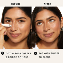 Load image into Gallery viewer, 2-in-1 Freckle Stamp Pen Waterproof Smudge Proof Long Lasting Liquid Freckles Makeup Double-Ended Fake Freckle &amp; Mole Pen Natural Look
