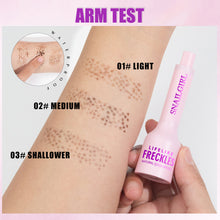 Load image into Gallery viewer, Quick Dry Freckle Stamp Pen Waterproof Long Lasting Fake Freckles Makeup Pen Natural Sun-kissed Freckle Tattoo Pen for Face Daily Use
