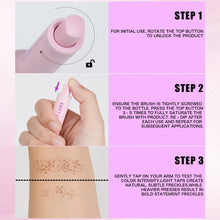 Load image into Gallery viewer, Quick Dry Freckle Stamp Pen Waterproof Long Lasting Fake Freckles Makeup Pen Natural Sun-kissed Freckle Tattoo Pen for Face Daily Use
