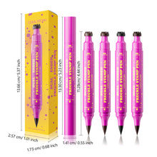 Load image into Gallery viewer, 3-in-1 Freckle Stamp Pen Eyeliner Pencil Waterproof Long Lasting Fake Freckles Makeup Double-Ended Liquid Freckle Pen Natural Sun-kissed Look
