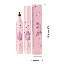 Load image into Gallery viewer, Freckle Stamp Pen Waterproof Smudge Proof Long Lasting Liquid Freckles Makeup Double-Ended Fake Freckle &amp; Mole Pen Natural Look
