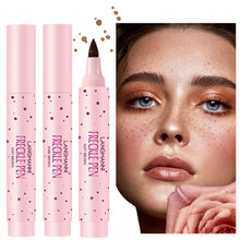 Load image into Gallery viewer, Freckle Stamp Pen Waterproof Smudge Proof Long Lasting Liquid Freckles Makeup Double-Ended Fake Freckle &amp; Mole Pen Natural Look
