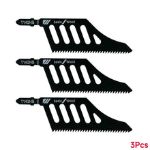 Load image into Gallery viewer, Premium Carbon Steel Irregular Curve Jigsaw Blades Flush Cutting Tool for Hardwood Plywood MDF Woodworking
